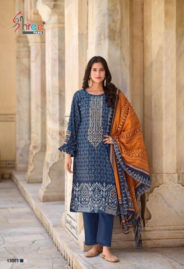 Shree Bin Saeed Lawn Collection Vol 13 Pakistani Salwar Kameez